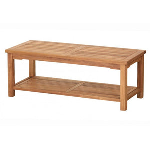 RECTA COFFEE TABLE with RACK 20"x 48"