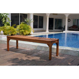 MADISON BACKLESS BENCH 60” benches iSEKKO OUTDOOR FURNITURE 